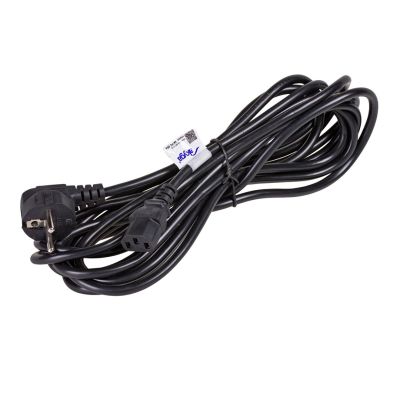 4. Akyga AK-PC-05A Kabel (Hybrid C/E/F (CEE 7/7) M - C13 M Standard; 5 m; schwarz)