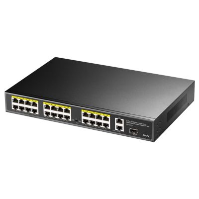 2. Switch CUDY FS1026PS1 24-Port 10/100M PoE+ 300W 2xGbE 1xSFP
