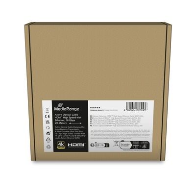 5. MediaRange MRCS224 HDMI-Kabel 20 m HDMI Typ A (Standard) Schwarz