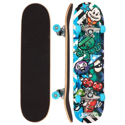 10. OCOTOPUS BLAUES HOLZ-SKATEBOARD BEST SPORTING