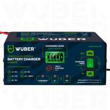 Mikroprozessorgesteuertes Ladegerät 6–12 V 15 A + Batterieladegerät W14017 WUBER