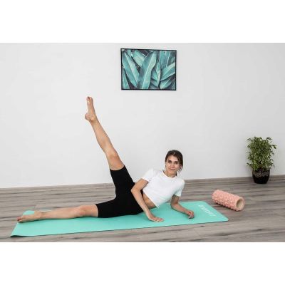 2. Yoga- und Fitnessmatte aus TPE, rutschfest, mintgrau, ENERO FIT