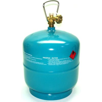 5. 3-kg-Gasflasche und großes Kochherd-Set