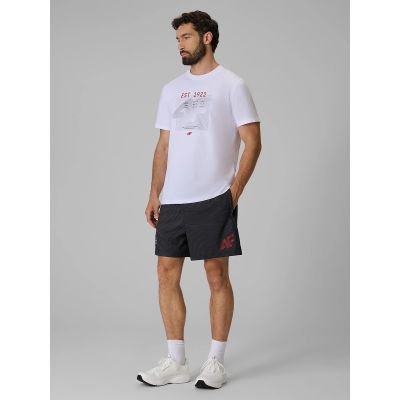 3. Herren-T-Shirt mit Aufdruck, regulär, Größe 4F 4FRSS26TTSHM4039-10S