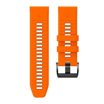 4. Tech-Protect IconBand Pro Armband für Garmin Fenix ​​​​3 / 5X / 3HR / 5X Plus / 6X / 6X Pro / 7X – Orange & Schwarz