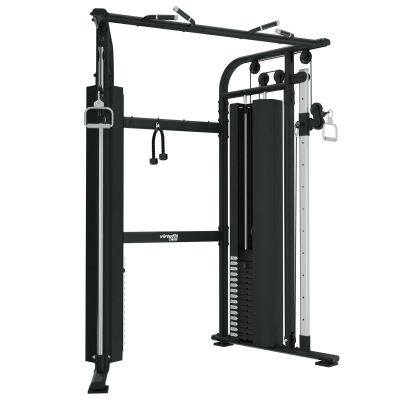 10. VIRTUFIT CC100 KABELÜBERGREIFEND - DOPPELTE VERSTELLBARE SEILROLLE - FUNKTIONSTRAINER