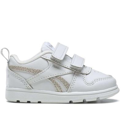Reebok Royal Prime Kinder-Sportschuhe, weiße Sneakers mit Klettverschluss (GX1455)