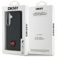 8. DKNY Lederhülle Heart of NY für Samsung Galaxy S25, Schwarz
