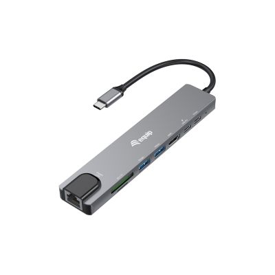 9. USB Equip 133497 USB Typ-C Adapter Schwarz, Grau