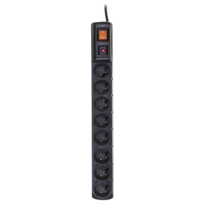 HSK DATA ACARS8PRO Steckdosenleiste (8 x UTE; 6500 A; 3 m; Farbe Schwarz)