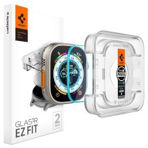 Spigen Glas.tR EZ Fit Panzerglas für Apple Watch Ultra / Ultra 2 (49 mm) - 2 Stk.