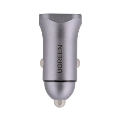 4. Ugreen Autoladegerät USB Typ C / USB 24W Power Delivery Schnellladefunktion Grau (30780)