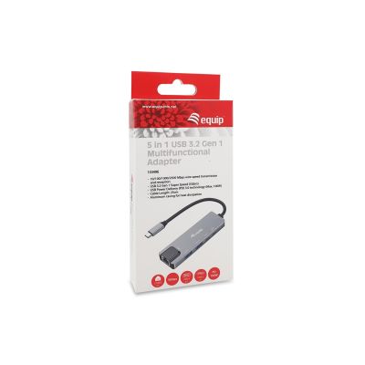 8. USB Equip 133496 Adapter USB 3.2 Gen 1 (3.1 Gen 1) Typ-C Grau