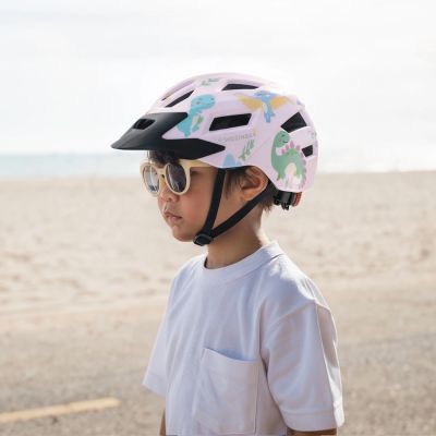 4. Wozinsky Kinder-Mountainbikehelm mit abnehmbarem Visier, Größe XS – Rosa