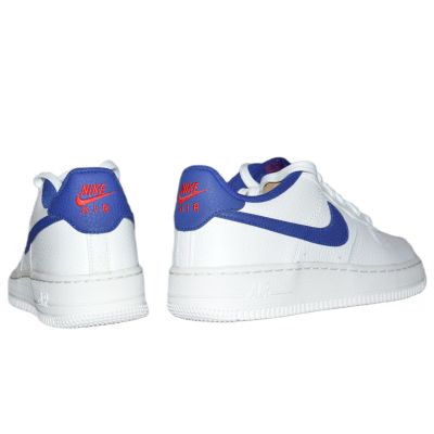 8. Nike Air Force 1 Damenschuhe, weiß/dunkelblau - CT3839-101