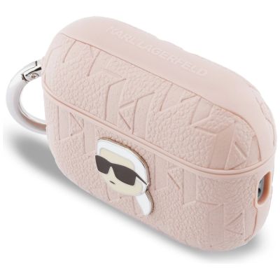 3. Karl Lagerfeld Monogram Karl Head Hülle für AirPods Pro 3 – Pink