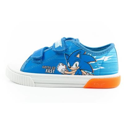 11. Leomil Sonic Kinder Sportschuhe Leichte Sneakers mit Klettverschluss Blau und Rot