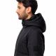 6. Herren Übergangsjacke Jack Wolfskin DEUTZER LONG JKT M schwarz atmungsaktives Material schwarz (1207451_6000)
