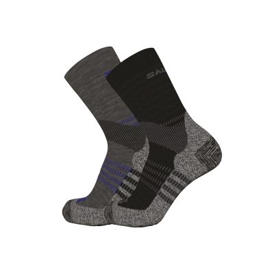 SALOMON X ULTRA ACCESS CREW 2er-Pack R+L Anthrazit-Schwarz LC2083200