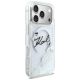 4. Karl Lagerfeld Flüssigglitzer-MagSafe-Hülle mit Karl-Schriftzug-Logo für iPhone 17 Pro – Transparent