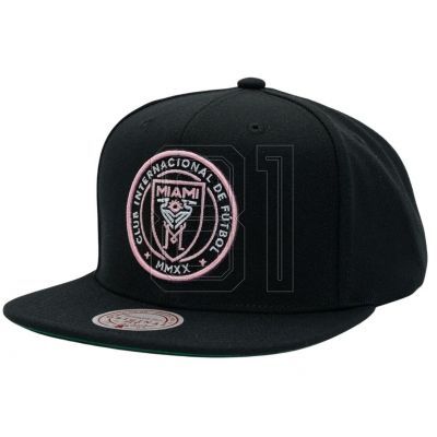 3. Mitchell & Ness Snapback NBA Inter Miami Cap 6HSSDHS8445-IMCBLCK