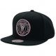 3. Mitchell & Ness Snapback NBA Inter Miami Cap 6HSSDHS8445-IMCBLCK