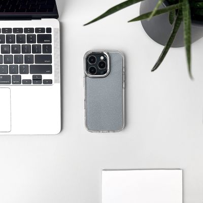 5. Glitter Case für iPhone 16 Pro – transparent mit Glitzer