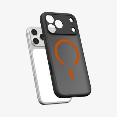 5. Spigen Ultra Hybrid MagSafe Hülle für iPhone 17 Pro Max – Schwarz und Orange
