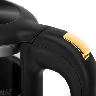 13. ADLER AD 1305 Wasserkocher, schwarz und gold