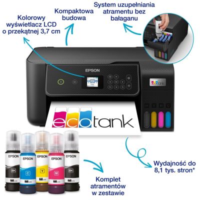 7. Epson EcoTank L3280 3-in-1 Tintenstrahl-Multifunktionsdrucker