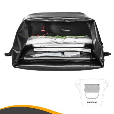 4. Rockbros AS-001 Wasserdichte Gepäckträgertasche 27L - Schwarz