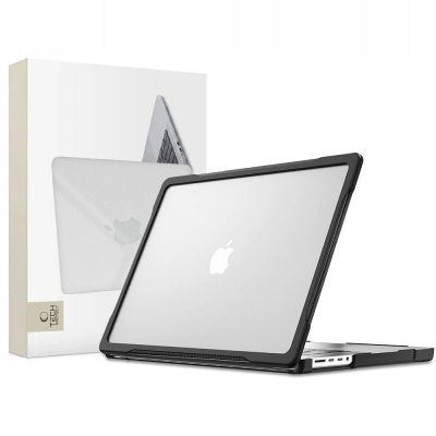 Tech-Protect Velar Hülle für MacBook Pro 14" 2021 / 2023 / 2025 / 2026 - Transparent Schwarz