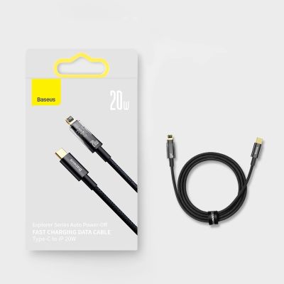 22. Baseus CATS000003 Lightning – USB-C-Kabel 20 W 480 Mbit/s 1 m – blau