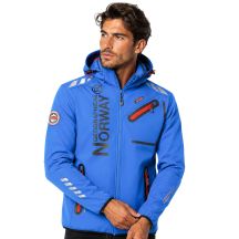 Herren-Softshelljacke Geographical Norway ROYAUTE DB ROYAL BLUE RED MEN 068 (WY2170H/GN-ROYAL BLUE / RED)