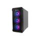 36. NATEC Genesis Irid 503 ARGB NPC-1559 Gehäuse (Micro-ATX, Mini-ITX; Schwarz)