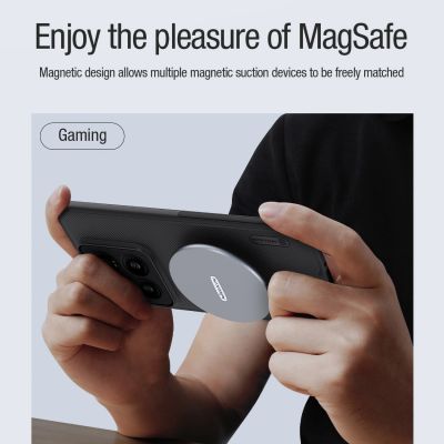 7. Nillkin Super Frosted Shield Pro Magnetische Hülle für Xiaomi 14 Pro – Schwarz