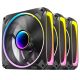 8. Antec Orbit 120 ARGB-Gehäuselüfter, 12 cm, Schwarz