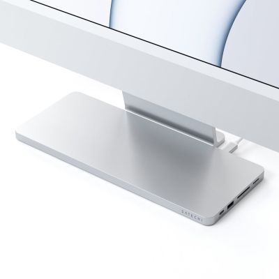 7. Satechi ST-UCISDS Laptop-Dockingstation und Port-Replikator, kabelgebunden, USB 3.2 Gen 2 (3.1 Gen 2), Typ-C, Silber