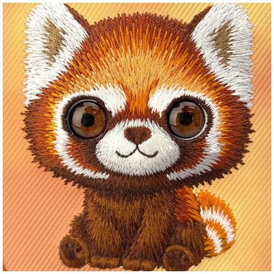 6. Nimmy Big Eyed Pet 2.0 Waschbär-Hülle für iPhone 17 Pro Max – Orange