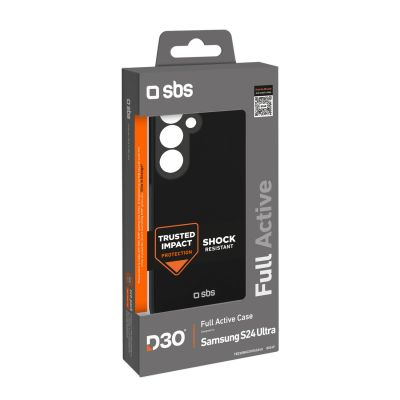 6. SBS Full Active D3O Hülle für Samsung Galaxy S24 Ultra – schwarz