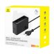 7. Baseus Digital GaN 3xUSB-C 1xUSB-A 240W Wandladegerät mit Netzkabel – Schwarz