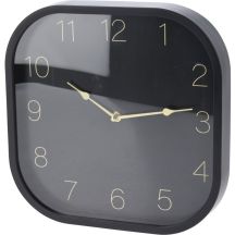 Quadratische Wanduhr 30x30cm Schwarz Hervorragende Haushaltsware
