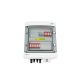 Hermetischer DC/AC-EMITER-Anschlusskasten IP65 mit Dehn 1000-V-DC-Überspannungsableiter Typ 2, 2 x PV-String, 2 x MPPT // Dehn-AC-Begrenzer Typ 2, 20 A, 3-phasig