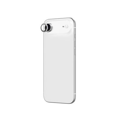 3. AmazingThing Linsenglas für iPhone 17 Air mit silbernem Aluminiumrahmen