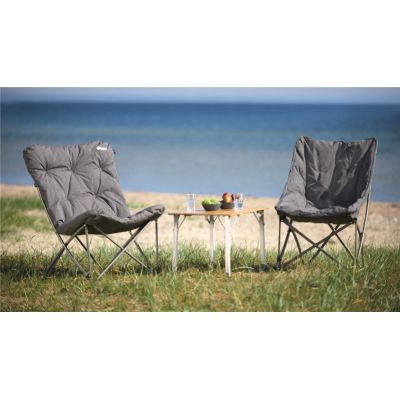 6. Outwell 470384 4-Bein Campingstuhl Grau