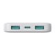 5. Powerbank Joyroom JR-PBF12 10000mAh 2.4A 2x USB-A 1x USB-C - weiß