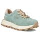 Grüne Plateau-Sneaker aus Leder, Modell Filippo DP7498