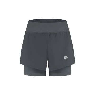 Rogelli Damen-Shorts 2in1 ESSENTIAL grau M