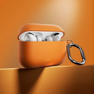5. Puro Icon Hülle für AirPods Pro 3 – Orange