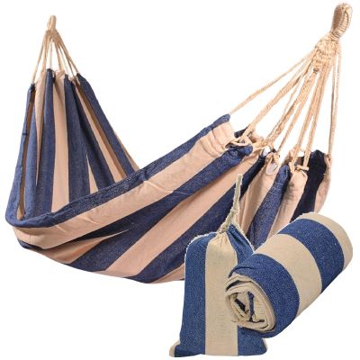 Gartenhängematte für 1 Person 200x100cm mit Bezug 1064024